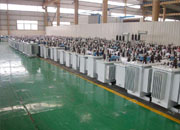 绍兴油浸式变压器成品车间